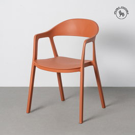 Silla Apilable Teja Pp Contract 52 X 52 X 80 cm (Set de 2)