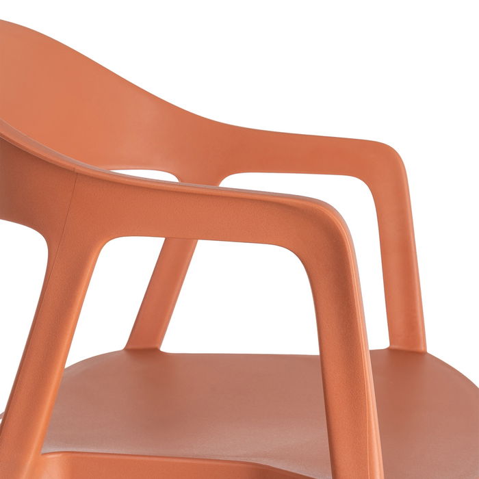 Silla Apilable Teja Pp Contract 52 X 52 X 80 cm (Set de 2)