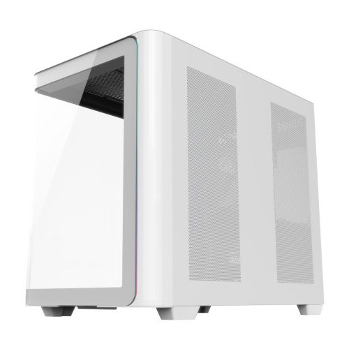 FSP M580-WP Caja PC Gaming ATX Mid Tower - Blanca, 4 Ventiladores PWM ARGB Reverse 120mm, USB 3.0, USB Tipo-C, Panel de Vidrio Templado Curvo, Soporte 360mm FSP M580-WP Caja PC Gaming ATX Mid Tower - Blanca, 4 Ventiladores PWM ARGB Reverse 120mm, USB 3.0, USB Tipo-C, Panel de Vidrio Templado Curvo, Soporte 360mm