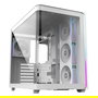 FSP M580-WP Plus Torre Media Midi Tower Blanco ARGB - Carcasa PC con Vidrio Templado, ATX, micro-ATX, Mini-ITX, Ventiladores 4x 120mm Incluidos