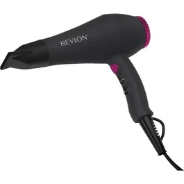 Revlon Secador de pelo RVDR5251E Perfect Heat 2000 W Motor AC 2 Velocidades Negro / Rosa