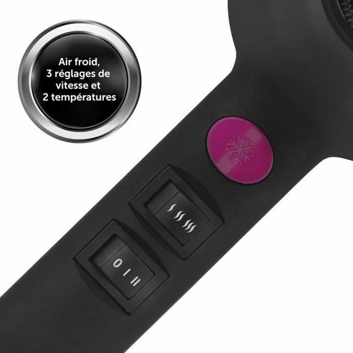 Revlon RVDR5251E Perfect Heat Secador de pelo Negro / Rosa