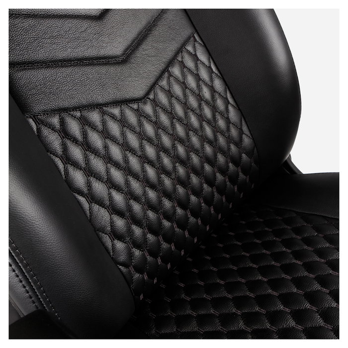 Noblechairs ICON Echtleder Gaming Stuhl schwarz/schwarz