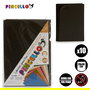 Pincello Juego 10 Laminas Goma Eva Negro 20 x 30 cm (Set de 24)