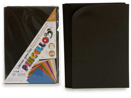 Pincello Juego 10 Laminas Goma Eva Negro 20 x 30 cm (Set de 24)