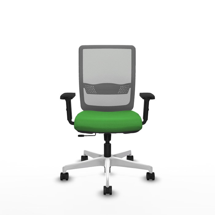 PIQUERAS Y CRESPO Silla de oficina Haches Verde y Gris