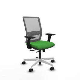 PIQUERAS Y CRESPO Silla de oficina Haches Verde y Gris
