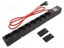 Acar R8 Power Regleta de protección 8 tomas 230V PL 1.5m 16A negro