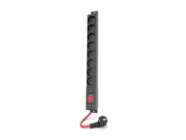 Acar R8 Power Regleta de protección 8 tomas 230V PL 1.5m 16A negro