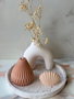 Aberto Design Velas de Concreto, 32ST, Juego de 4 Piezas, Material Duradero, Elegancia Moderna para el Hogar
