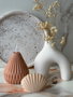 Aberto Design Velas de Concreto, 32ST, Juego de 4 Piezas, Material Duradero, Elegancia Moderna para el Hogar