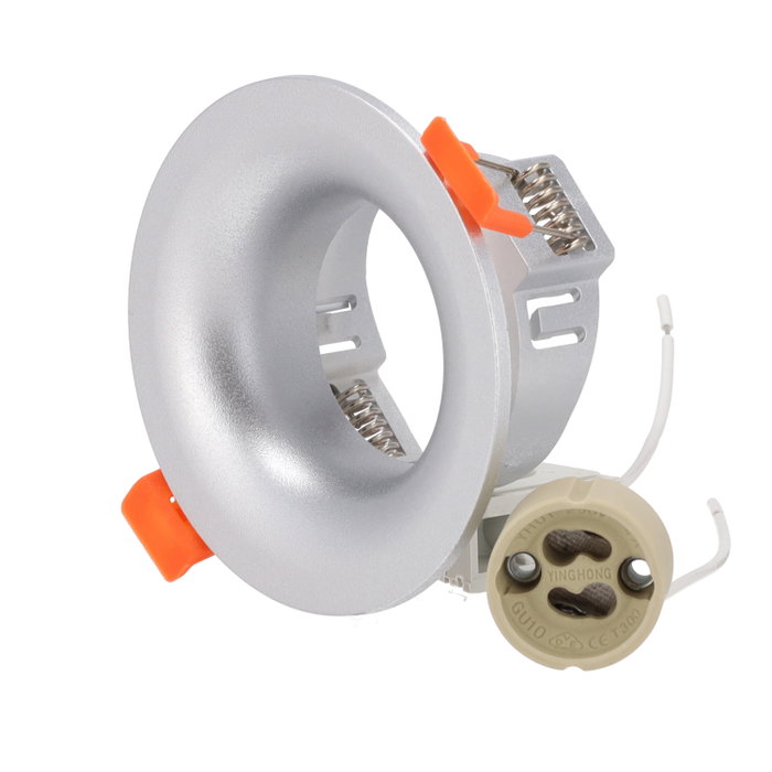 Virel Aro downlight empotrable redondo GU10 color plata Virel Aro downlight empotrable redondo GU10 color plata