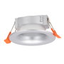 Virel Aro downlight empotrable redondo GU10 color plata