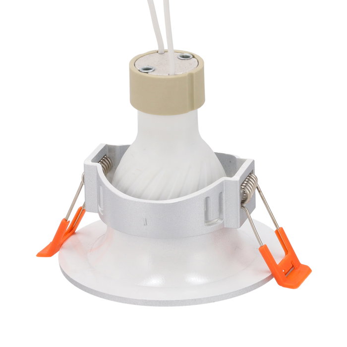 Virel Aro downlight empotrable redondo GU10 color plata Virel Aro downlight empotrable redondo GU10 color plata