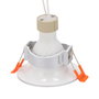 Virel Aro downlight empotrable redondo GU10 color plata