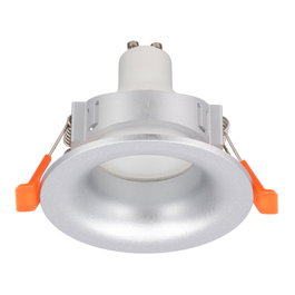 Virel Aro downlight empotrable redondo GU10 color plata