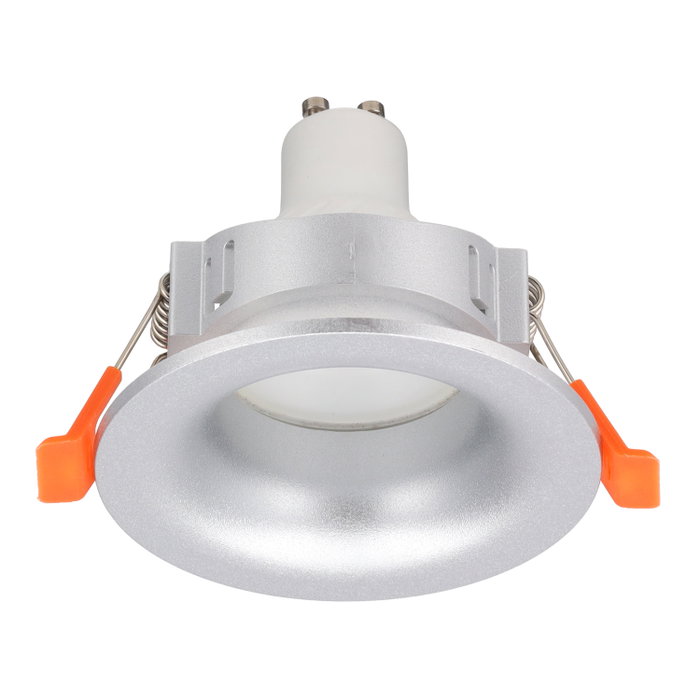 Virel Aro downlight empotrable redondo GU10 color plata Virel Aro downlight empotrable redondo GU10 color plata
