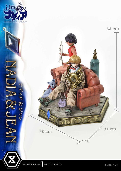 Prime 1 Studio Nadia: The Secret of Blue Water Concept Masterline Series Estatua 1/6 Nadia & Jean Bonus Ver.