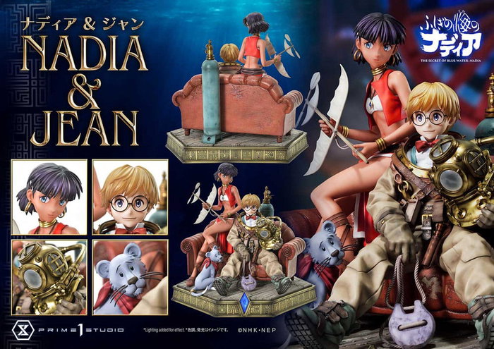 Prime 1 Studio Nadia: The Secret of Blue Water Concept Masterline Series Estatua 1/6 Nadia & Jean Bonus Ver.