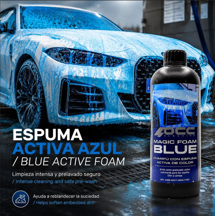 Occ Motorsport Magic Foam Champú Espumante Azul 500 ml