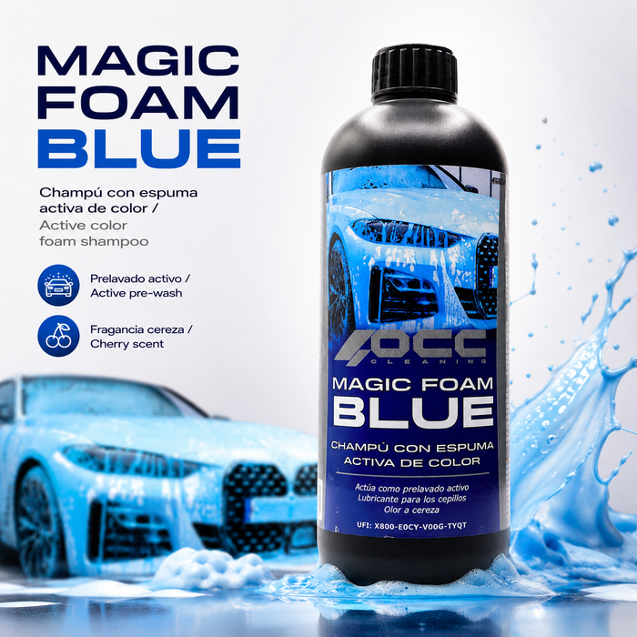 Occ Motorsport Magic Foam Champú Espumante Azul 500 ml