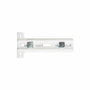 Cintacor Soporte lateral doble riel reforzado blanco, 2 uds