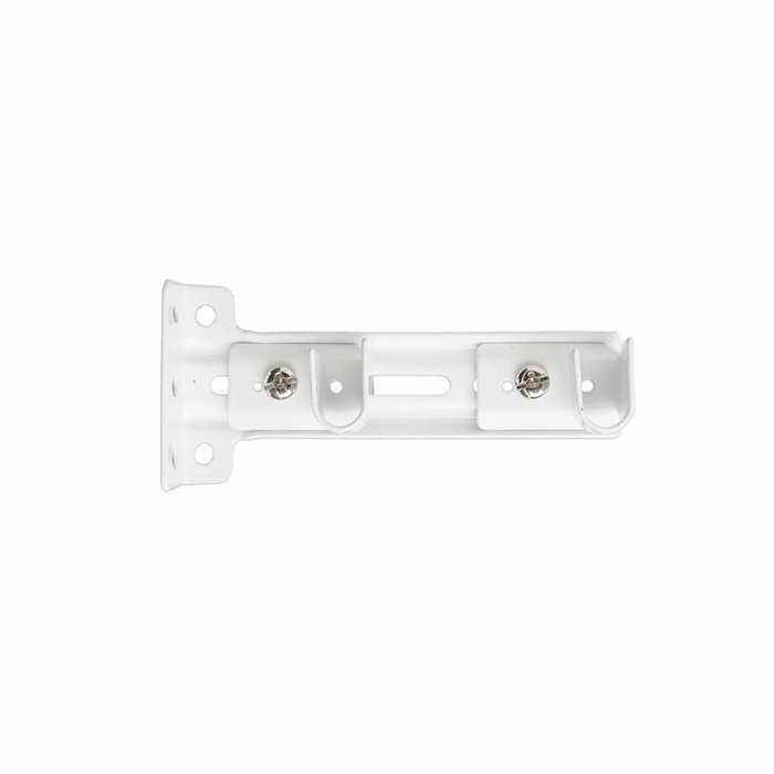 Cintacor Soporte lateral doble riel reforzado blanco, 2 uds Cintacor Soporte lateral doble riel reforzado blanco, 2 uds