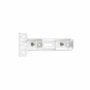 Cintacor Soporte lateral doble riel reforzado blanco, 2 uds