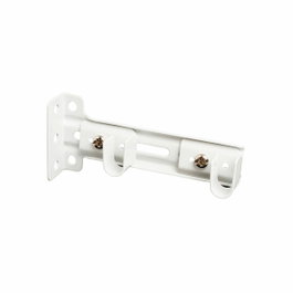 Cintacor Soporte lateral doble riel reforzado blanco, 2 uds