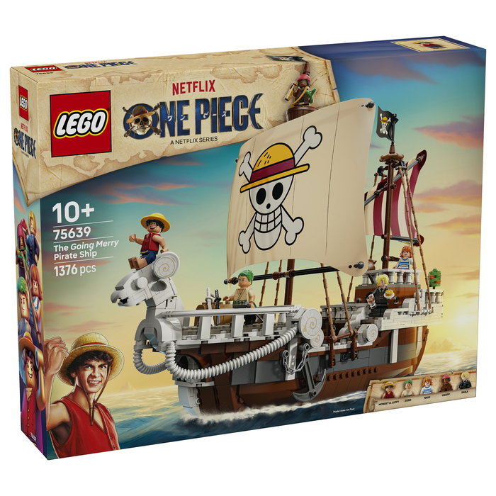 LEGO One Piece Barco Pirata Going Merry Juego de Construcción 75639, 1376 Piezas, Edad 10+