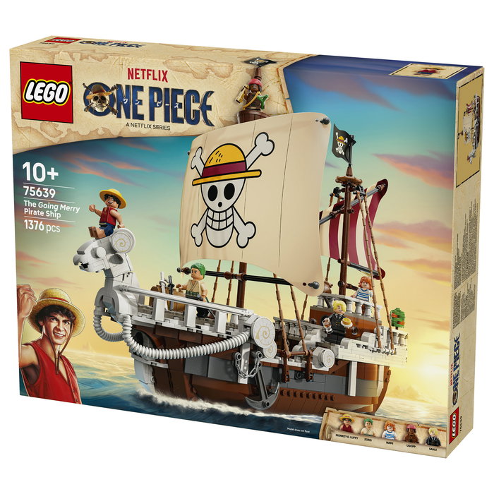 LEGO One Piece Barco Pirata Going Merry Juego de Construcción 75639, 1376 Piezas, Edad 10+