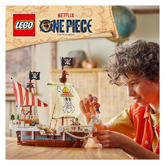 LEGO One Piece Barco Pirata Going Merry Juego de Construcción 75639, 1376 Piezas, Edad 10+