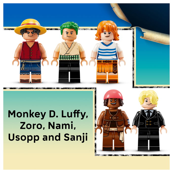 LEGO One Piece Barco Pirata Going Merry Juego de Construcción 75639, 1376 Piezas, Edad 10+