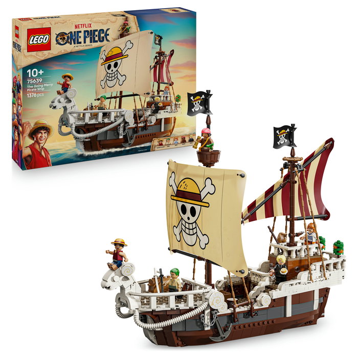 LEGO One Piece Barco Pirata Going Merry Juego de Construcción 75639, 1376 Piezas, Edad 10+
