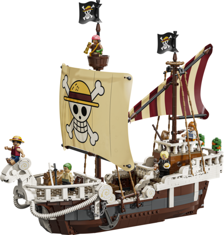 LEGO One Piece Set 75639 Barco Pirata Going Merry de Netflix, Modelo de Construcción con 5 Minifiguras, 1376 Piezas, para Niños a Partir de 10 Años LEGO One Piece Set 75639 Barco Pirata Going Merry de Netflix, Modelo de Construcción con 5 Minifiguras, 1376 Piezas, para Niños a Partir de 10 Años