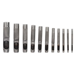 WOLFPACK LINEA PROFESIONAL Juego de Sacabocados de Golpe 12 Piezas 3-19 mm