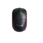L-link LL-2080-R Ratón Óptico Ambidextro Negro/Rojo