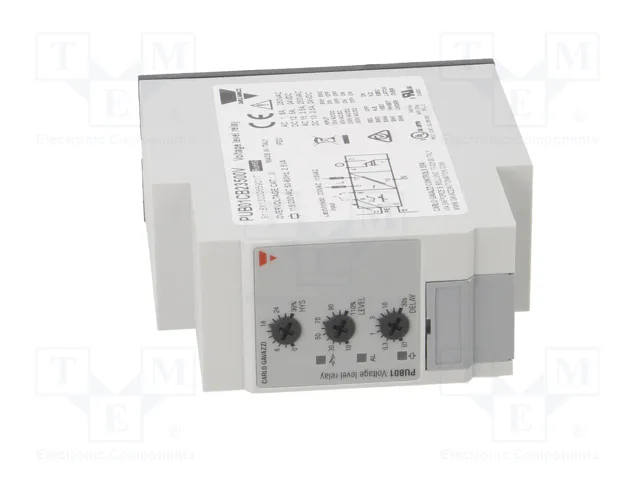 CARLO GAVAZZI Relé de monitorización de tensión 115/230VAC SPDT CARLO GAVAZZI Relé de monitorización de tensión 115/230VAC SPDT