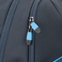 Rivacase 7861 Mochila para Portátil de 43,9 cm (17,3") Azul - Compartimento para Tableta, Resistente al Agua y Golpes, Poliéster