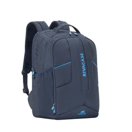 Rivacase 7861 Mochila para Portátil de 43,9 cm (17,3") Azul - Compartimento para Tableta, Resistente al Agua y Golpes, Poliéster