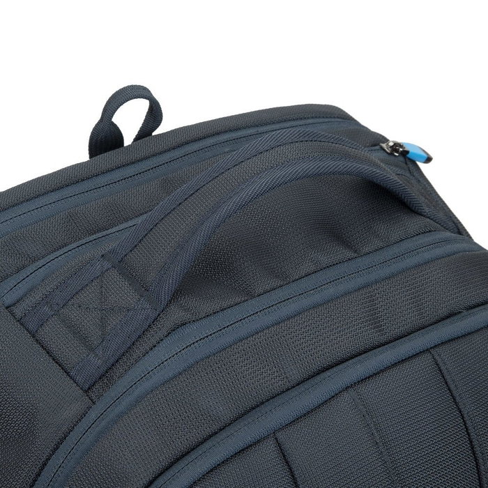 Rivacase 7861 Mochila para Portátil de 43,9 cm (17,3") Azul - Compartimento para Tableta, Resistente al Agua y Golpes, Poliéster