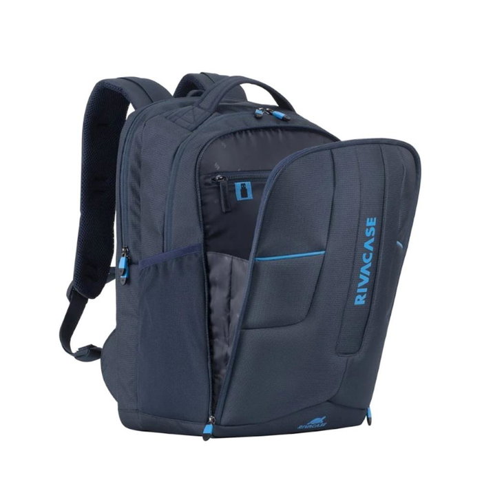 Rivacase Maletín para portátil 43,9 cm (17.3") Mochila Azul