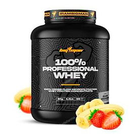 BIGMAN 100% Professional Whey 2 Kg (4.4 Lbs) Fresa-Plátano