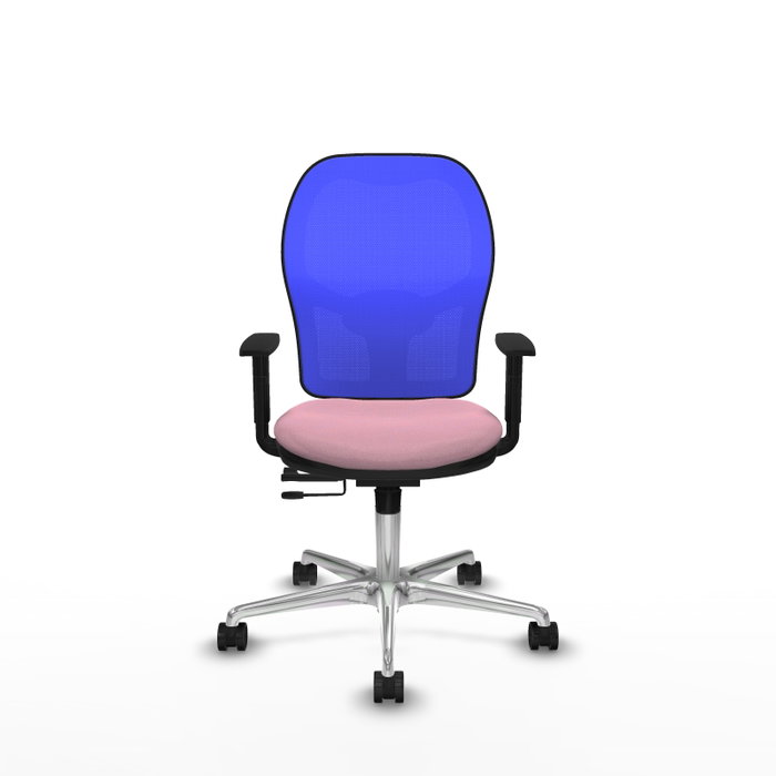 PIQUERAS Y CRESPO Silla de oficina Jorquera con mecanismo Sincro/Traslack, Rosa y Azul PIQUERAS Y CRESPO Silla de oficina Jorquera con mecanismo Sincro/Traslack, Rosa y Azul