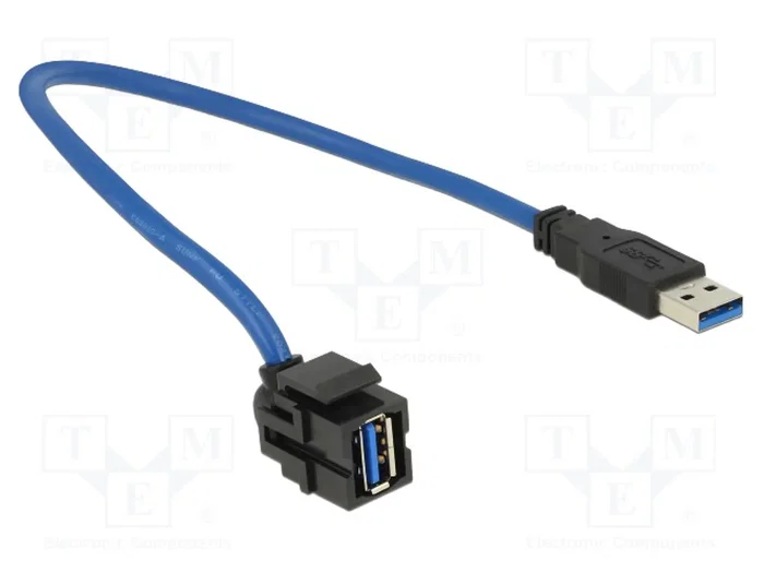 DeLOCK Módulo Keystone USB A a USB A 0,5 m DeLOCK Módulo Keystone USB A a USB A 0,5 m