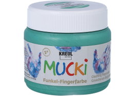 Kreul Pintura de dedos brillante verde esmeralda 150ml