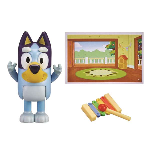 Moose Figura Básica de Bluey 6 cm Moose Figura Básica de Bluey 6 cm