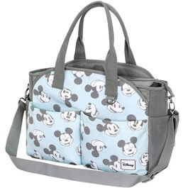 Karactermania Bolso Maternidad Mickey Disney Carrito Bebé Repelente Líquidos Varios Bolsillos 32x44x17cm