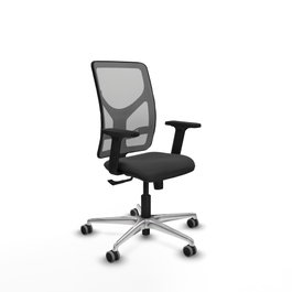 PIQUERAS Y CRESPO Silla de oficina Motilla con mecanismo Sincro, Gris