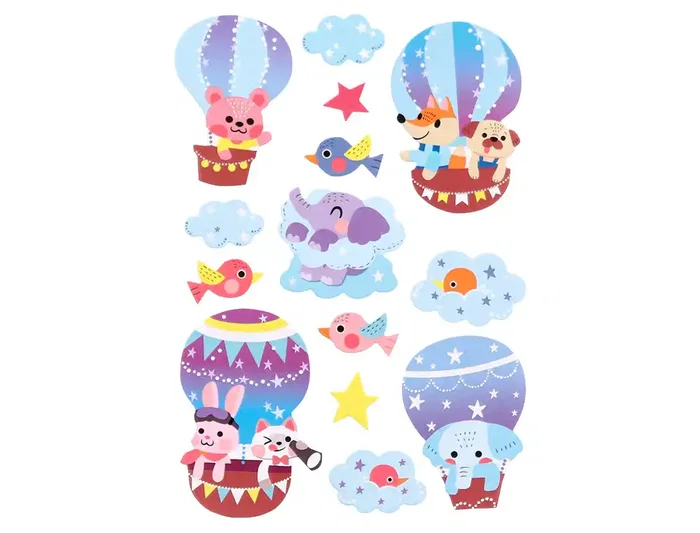 Imaginovo Pegatinas Magic Dreams Globo con Relieve 210x130 mm en Blister